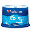 Picture of Verbatim CD-R 700MB 80 Minute 52x Recordable Disc for Data and Music - 50 Pack Spindle, Silver