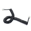 Picture of SINCODA 5 Pack 6Ft Modular Coiled Telephone Handset Cord for Telephone/Handset Black Curly Cord(Black)