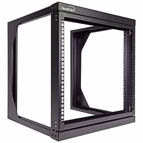 Getuscart- Navepoint 9u Wall Mount It Open Frame 19 Inch Rack With 