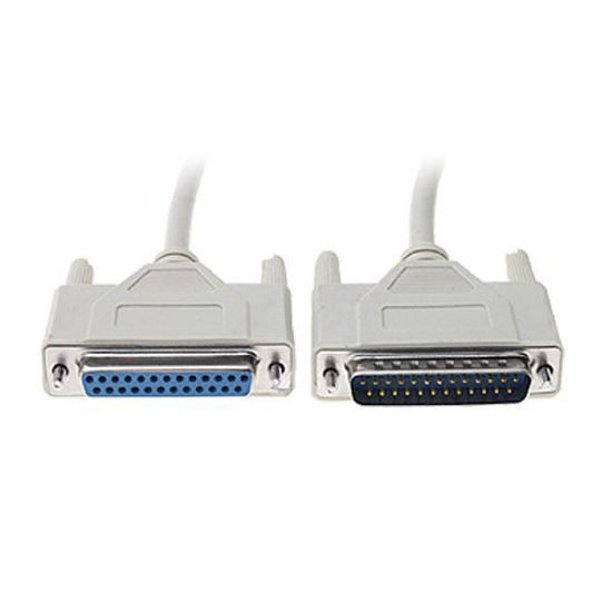 Picture of uxcell DB25 25 Pin Male to Female Serial Parallel Printer Extension Cable 2.6M