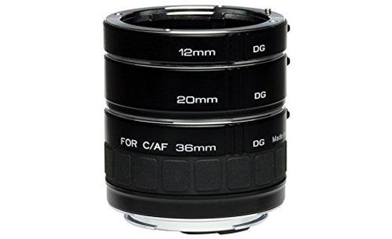 Picture of Kenko Auto Extension Tube Set DG 12mm, 20mm, and 36mm Tubes for Nikon AF Digital and Film Cameras - AEXRUBEDGN