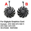 Picture of inRobert 88mm T129215SU P106-100 Graphics Card Cooling Fan for Gigabyte GTX 1050 Ti RX 480 470 570 580 GTX 1060 G1 Gaming Cooler (Fan-AB)