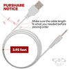 Picture of Replacement DC Charging Cable | USB Charger Cord - 2.5mm (White) - Fast Charging