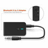 Picture of ZIIDOO Bluetooth 5.0 Transmitter and Receiver, 3-in-1 Wireless Bluetooth Adapter,Low Latency Bluetooth Audio Adapter for TV,Car,Home Stereo System