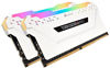 Picture of Corsair Vengeance RGB Pro 16GB (2x8GB) DDR4 3600 (PC4-28800) C18 Desktop Memory - White