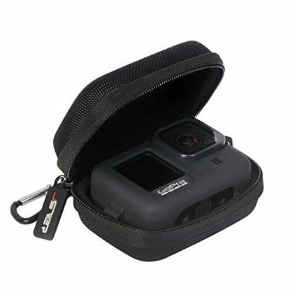 Picture of GoPro Hero 9 Case JSVER Carrying Case for GoPro Hero 9, Hard Shell Travel Storage Case for Hero 9/8/7/6/5/4/3, AKASO EK7000, Campark ACT74, YI Action Camera (Black)