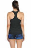 Picture of icyzone Workout Tank Tops for Women - Racerback Athletic Yoga Tops, Running Exercise Gym Shirts(Pack of 3)(S, Black/Granite/Blue)