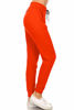 Picture of Leggings Depot JGA128-ORANGE-L Solid Jogger Track Pants w/Pockets, Large