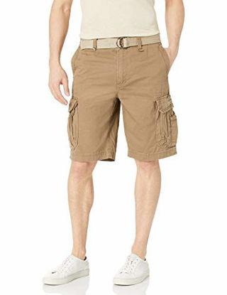 Picture of UNIONBAY Men's Survivor Belted Cargo Short-Reg and Big & Tall Sizes, Dugout, 40