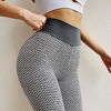 Picture of Famous TikTok Leggings, Yoga Pants for Women High Waist Tummy Control Booty Bubble Hip Lifting Workout Running Tights D-Gray