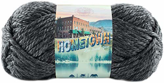 Picture of Lion Brand Yarn 135-150 Hometown Yarn, Chicago Charcoal (1 Skein)