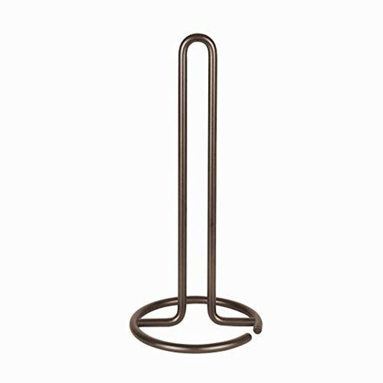 Picture of Spectrum Diversified Euro Holder for Kitchen Countertops, Bars & Dining Tables Steel Paper Towel Stand, Fits Standard & Jumbo Rolls, 1 EA, Bronze