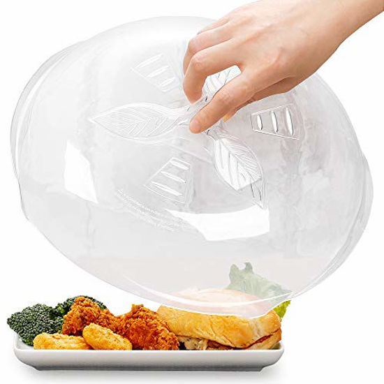 Microwave Splatter Cover, Microwave Food Cover with Steam Vents