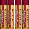 Picture of Burt's Bees 100% Natural Moisturizing Lip Balm, Pomegranate, 4 Tubes