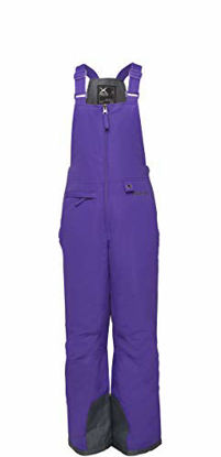 Picture of Arctix Youth Insulated Snow Bib Overalls, Purple, Large/Regular