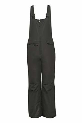 Picture of Arctix Youth Insulated Snow Bib Overalls, Charcoal, Medium/Regular