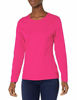 Picture of Hanes Women's Long Sleeve Tee, Sizzling Pink, X-Large