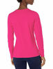 Picture of Hanes Women's Long Sleeve Tee, Sizzling Pink, X-Large