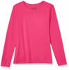 Picture of Hanes Women's Long Sleeve Tee, Sizzling Pink, X-Large