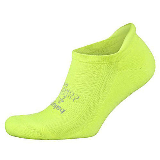 Picture of Balega Hidden Comfort No-Show Running Socks for Men and Women (1 Pair), Zest Lemon, Large