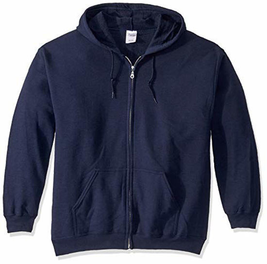 Picture of Gildan Men's Fleece Zip Hooded Sweatshirt Navy Medium