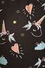 Picture of Leggings Depot JGA-S506-S Unicorn Cloud Print Jogger Track Pants w/Pockets, Small