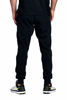 Picture of ProGo Men's Casual Jogger Sweatpants Basic Fleece Marled Jogger Pant Elastic Waist (X-Large, Black (Slanted Pocket))