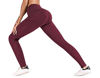 Picture of IUGA High Waist Yoga Pants with Pockets, Tummy Control, Workout Pants for Women 4 Way Stretch Yoga Leggings with Pockets (Maroon IU7840, Small)