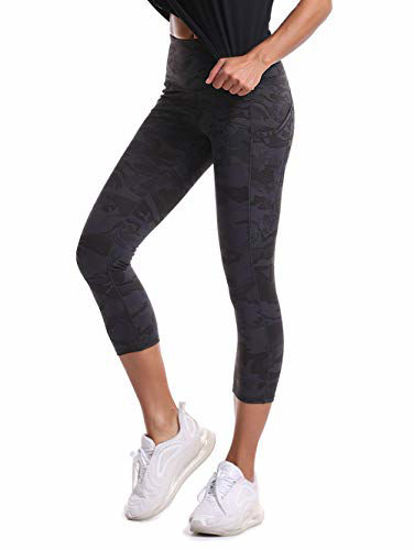 Thick High Waist Yoga Pants with Pockets Tummy Control Workout Running Yoga  Leggings for Women
