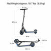 Picture of Segway Ninebot eKickScooter ZING E10 Electric Kick Scooter for Kids and Teens, Lightweight and Foldable, New Cruise Mode, Dark Grey