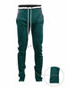 Picture of SCREENSHOTBRAND-S41700 Mens Hip Hop Premium Slim Fit Track Pants - Athletic Jogger Bottom with Side Taping-GR/WH-XLarge