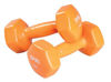 Picture of SPRI Vinyl Dumbbells, Set of 2, 10-Pound (Orange)