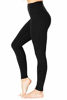 Picture of Sunzel Workout Leggings for Women, Squat Proof High Waisted Yoga Pants 4 Way Stretch, Buttery Soft (Black, L)