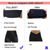 Picture of FULLSOFT 3 Pack Super Soft Black Leggings for Women-High Waist Yoga Workout Running Pants (3 Pack Black, Dark Grey, Navy Blue, One Size)