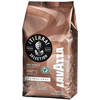 Picture of Lavazza Tierra! Selection Whole Bean Coffee Blend, Medium Roast, 2.2-Pound Bag