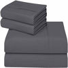 Picture of Utopia Bedding Bed Sheet Set - 4 Piece Full Bedding - Soft Brushed Microfiber Fabric - Shrinkage & Fade Resistant - Easy Care (Full, Grey)