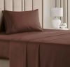 Picture of Twin Size Sheet Set - 3 Piece Set - Hotel Luxury Bed Sheets - Extra Soft - Deep Pockets - Easy Fit - Breathable & Cooling - Wrinkle Free - Comfy - Brown Chocolate Bed Sheets - Twins Sheets - 3 PC