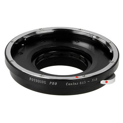 Picture of Fotodiox Pro IRIS Lens Mount Adapter Compatible with Contax 645 Lenses to Nikon F-Mount Cameras