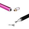 Picture of Mixoo 2-in-1 Precision Disc & Fiber Stylus with 3 Replaceable Tips for Capacitive Touch Screen Devices (Purple)