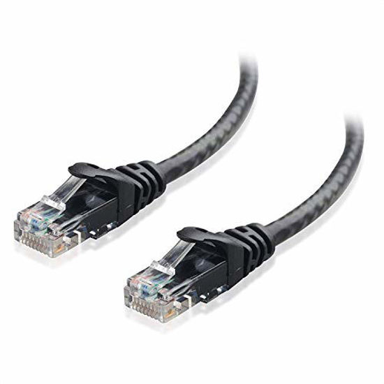 Picture of Cable Matters Snagless Long Cat6 Ethernet Cable (Cat6 Cable, Cat 6 Cable) in Black 50 ft