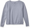 Picture of Hanes Women's V-Notch Pullover Fleece Sweatshirt, Light Steel, L