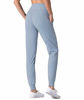 Picture of Dragon Fit Joggers for Women with Pockets,High Waist Workout Yoga Tapered Sweatpants Women's Lounge Pants (Joggers78-Demin Blue, Large)