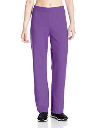 Picture of Hanes Women's Petite-Length Middle Rise Sweatpants - XX-Large - Violet Splendor Heather