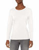 Picture of Hanes Women's Long Sleeve Tee, White, Large