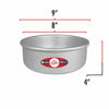 Picture of Fat Daddio's Round Cake Pan, 8 x 4 Inch, Silver