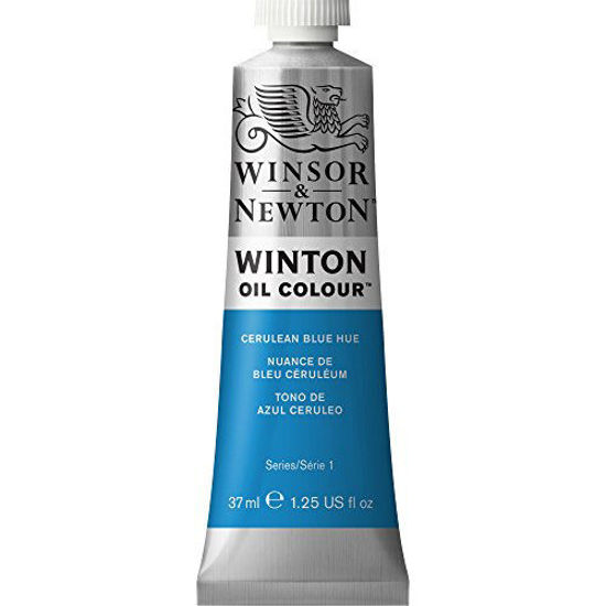 Picture of Winsor & Newton Winton Oil Color Paint, 37-ml Tube, Cerulean Blue Hue