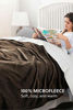 Picture of Bedsure Fleece Blanket King Size Brown Lightweight Super Soft Cozy Luxury Bed Blanket Microfiber