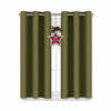 Picture of NICETOWN Bedroom Curtain Panels Blackout Draperies, Thermal Insulated Solid Grommet Blackout Curtains/Drapes for Window Decoration on Christmas & Thanksgiving (1 Pair, 29 by 45 inches, Olive Green)