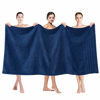 Picture of American Soft Linen Turkish Cotton Large, Jumbo Bath Towel 35x70 Premium & Luxury Towels for Bathroom, Maximum Softness & Absorbent Bath Sheet [Worth $34.95] - Navy Blue