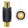 Picture of Electop 10 Pack Audio Video Gold RCA Female to Female Coupler Adapter